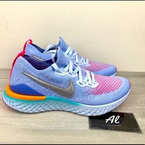 NEW Nike Epic React Flyknit 2 Aluminum